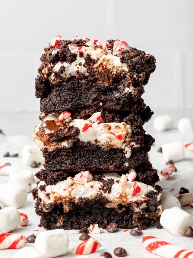 CANDY CANE BROWNIES