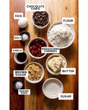 Maraschino Cherry Chocolate Chip Cookies - Cookie Dough Diaries